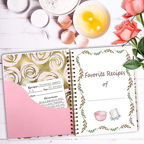 ceiba tree Blank Recipe Book to Write in Your Own Recipes Notebook Cookbook Journal 8.5 x 11 inch with Stickers Gift Ideas...