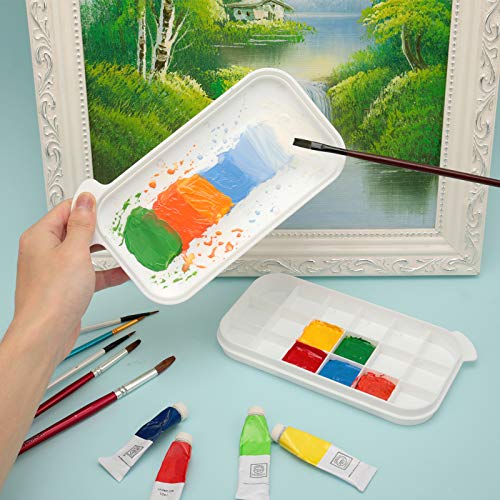 MyLifeUNIT Paint Brush Cleaner, Paint Brush Holder and Organizers with Palette for Acrylic, Watercolor, and Water-Based Pa...