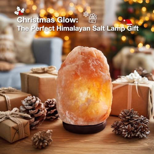 pursalt Himalayan Salt Lamp 7 Inches (5-6 Lbs) with Upgraded Remote Control, Adjustable 16 Color Changing Salt Lamp Night ...