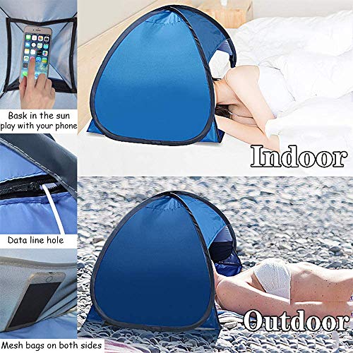 Beach Sun Shelters,Instant Sun Shade Canopy Head PopUp Canopy Automatic Shade Tent for Camping Hiking Picnic Portable Sun ...