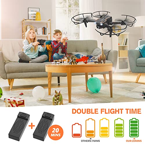 AVIALOGIC Mini Drone with Camera for Kids, Remote Control Helicopter Toys Gifts for Boys Girls, FPV RC Quadcopter with 108...