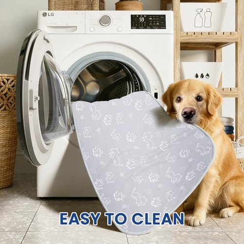 SUPRIY Dog & Cat Cooling Mat with Bandana - Pet Cooling Pad & Pet Scarf Set for Summer(QMAX>0.4) for Pet in Summer, Washab...