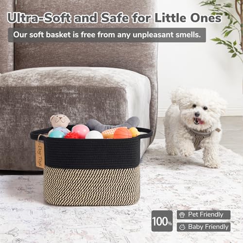 Goodpick Woven Storage Basket for Shelves, Small Wicker Baskets for Shoes,Towel, Toy Baskets Storage Kids, Empty Gift Bask...