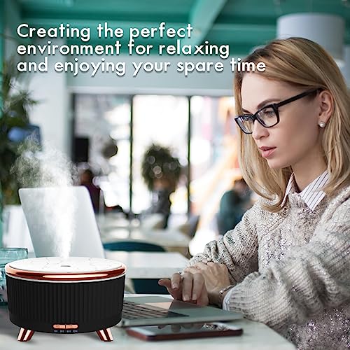 Diffusers for Essential Oils Large Room, 500ml Aromatherapy Diffuser Cool Mist Humidifier with Remote Control,7 Colors Lig...