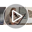 BSRHOME 12x12 Picture Frame Set of 9, Display Pictures 8x8 with Mat or 12x12 without Mat, Multi Collage Gallery Square Pho...