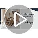 HOOBRO Wooden Jewelry Box for Women Girls, 4-Layer Jewelry Organizer with Vertical Necklace Storage, Large Jewelry Holder ...