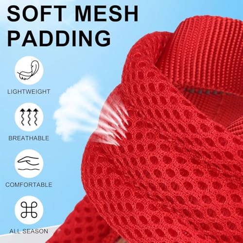 BEAUTYZOO No Pull Dog Harness Medium Sized Dog, Breathable Mesh Padded Dog Harness and Leash Set, Adjustable Reflective Es...