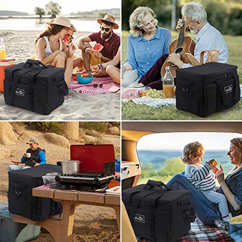 Cooler Bag 48-Can Insulated Leakproof Soft Cooler Large Collapsible Portable Travel Cooler Bags 32L for Picnic, Waterproof...