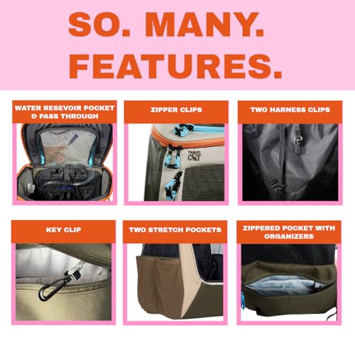 Travel Cat Backpack Carrier - The Navigator Convertible Pet Carrier Backpack - Cat Carrier Backpack with Fully Ventilated ...