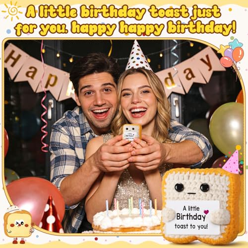 Ovrrcame A Little Birthday Toast to You - Funny Happy Birthday Gifts for Women, Men, Mom, Dad, Sister, Best Friend - Uniqu...