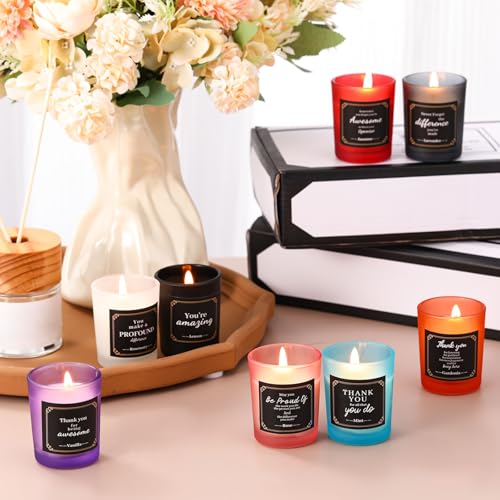 MTLEE 16 Pack Scented Candles Gifts Set Aromatherapy Soy Wax Candles Bulk Scented for Bridesmaid Birthday Valentine Mothe...