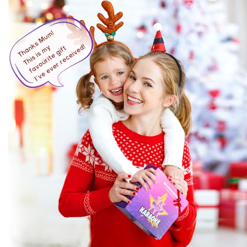 YLL Karaoke Machine for Kids, Portable Mini Speaker with 2 Wireless Microphones, TOP Kids Gifts for Girls Ages 3, 4, 5, 6,...