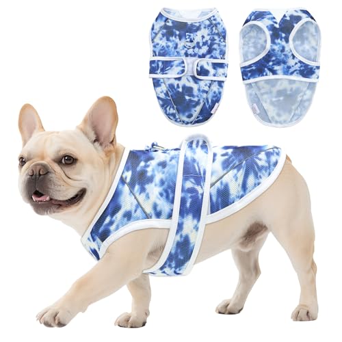 UNIPUP Dog Cooling Vest – Lightweight Pet Cooling Shirt 3D Breathable Mesh, Reflective Strips & UV Protection for Walking,...