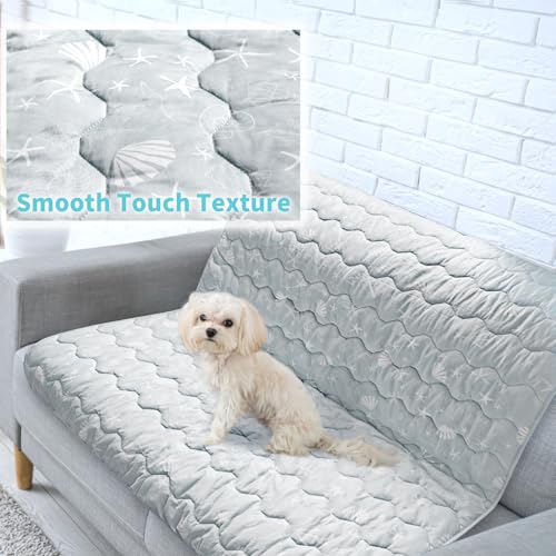NWK Dog Cooling Blanket, Q-Max>0.345, Ice Silk Cool to Touch Material, Bed Cover, Furniture Protector Couch Sofa for Summe...