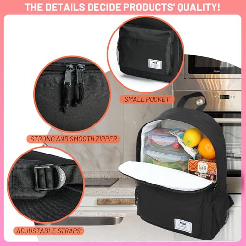 MIER Insulated Backpack Cooler Small Leakproof Lightweight Cute for Women Men to Work, Picnics, Camping, Park Day Trips, 15 L