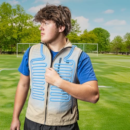 Gobi Heat Men's Canyon Cooling Vest Summer Cooling Lightweight, Breathable Gear with Ice Water Circulation
