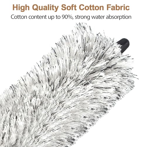 Tenor Saxophone Cleaning Swab, Tenor Sax Pad Saver Brush Cleaner, Ultra Absorbent Cotton Sax Cleaning & Care Kit, Suitable...