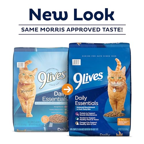 9Lives Daily Essentials Dry Cat Food, 20 Pound Bag