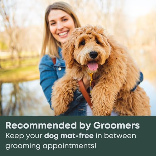 Freshly Bailey Doodle Brush for Goldendoodle, Poodle, and Labradoodle Coats - Best Slicker for Dogs With Wavy & Curly Hair...