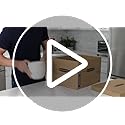 Bankers Box Classic Moving Box 12 Pack Kit, Reinforced Handles, Tape-Free Assembly, Box with Lid, 8 Small and 4 Medium Box...