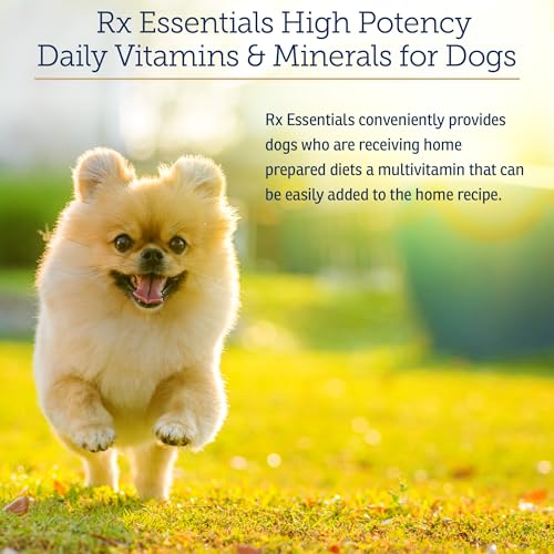 Rx Vitamins Essentials for Dogs - Daily Vitamins & Minerals - with Blue Spirulina, Kelp Powder, and Milk Thistle - Complet...