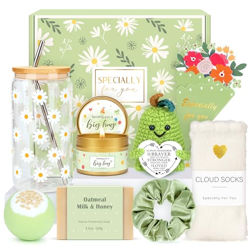 Gift Baskets for Women Unique Birthday Gifts for Women self care cheer up gifts set pick me up gift box for Woman teen gir...