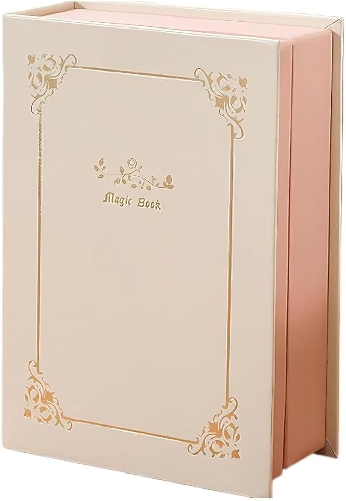 Travel Jewelry Organizer Box Book Style, PU Leather Portable Jewelry Case with Magnetic Closure, Double-Sided Storage for ...