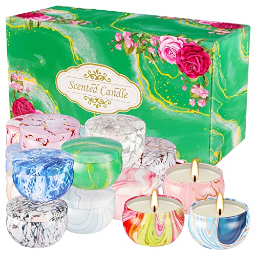16 Packs Fragrance / Aromatherapy Candle Gift Set For Mom | Woman , 2.5oz, For Home Scented Bath Yoga, Natural Soy Wax, Mo...
