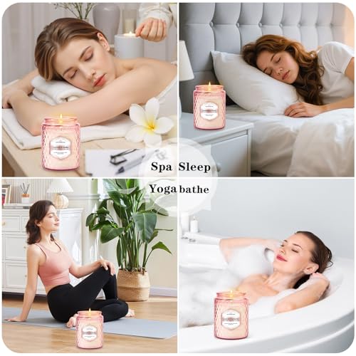6 Pack Soy Wax Candles Sets, Scented Candles Gifts Sets for Women Birthday Christmas, 5.5 Oz Each Natural Aromatherapy Can...