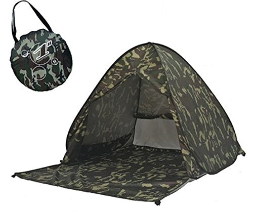 Eplze Automatic Pop Up Beach Tent Instant Portable Quick Sun Shelter for 2-3 Persons (Camouflage)