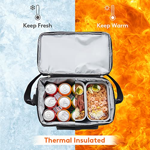 Lifewit Insulated Cooler Bag, 32/48 Can Large Leakproof Beach Cooler, Lightweight Portable Double Layer Soft-Sided Travel ...