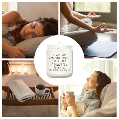 Craftique Gifts for Women, Birthday Gifts for Women- You're Amazing Candle- Friendship/Thank You/Inspirational Gift for Wo...