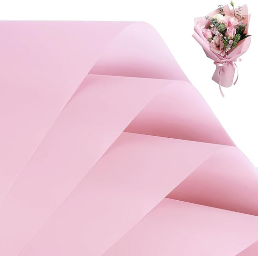 FUHITIM 20 Sheets Flower Wrapping Paper -Waterproof Floral Bouquet Wrapping Paper Used for DIY Crafts, Gift Packaging, Flo...