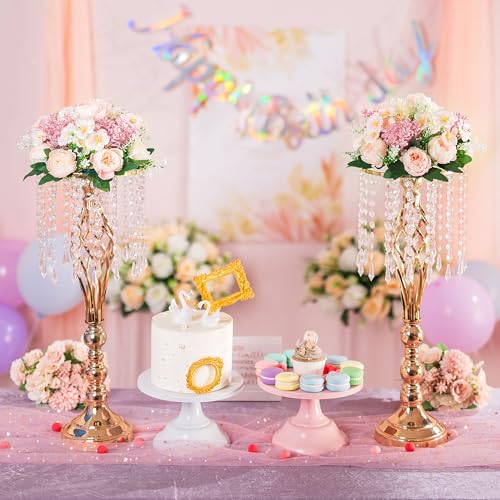 Inweder Flower Balls Centerpieces for Tables: 10 PCS Pink Flowers for Centerpieces Floral Arrangements Centerpiece for Wed...