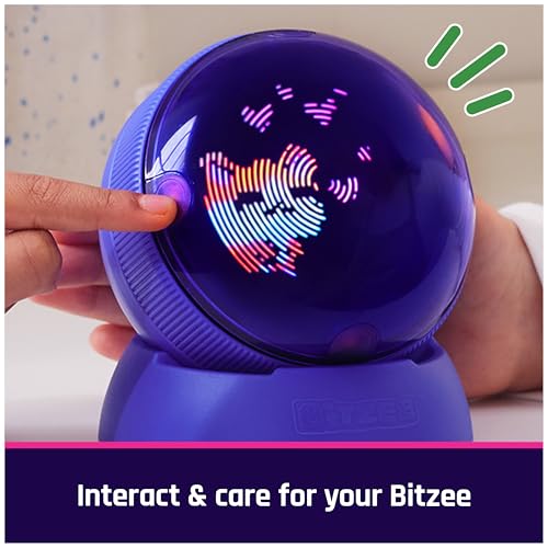 BITZEE, Hamster Ball Interactive Toy Hamster with Over 20 Hamsters Inside, Rolls & Reacts to Touch, Digital Pet Girls Toys...