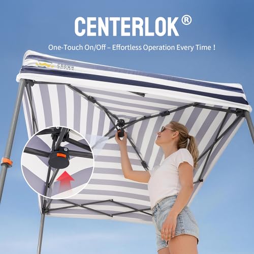 CROWN SHADES 4x4 Pop Up Changing Tent, Patented One Push Setup, Portable Changing Room, Privacy Canopy for Camping, Pool, ...