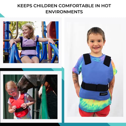 Glacier Tek Children's Cool Vest with Nontoxic Cooling Packs