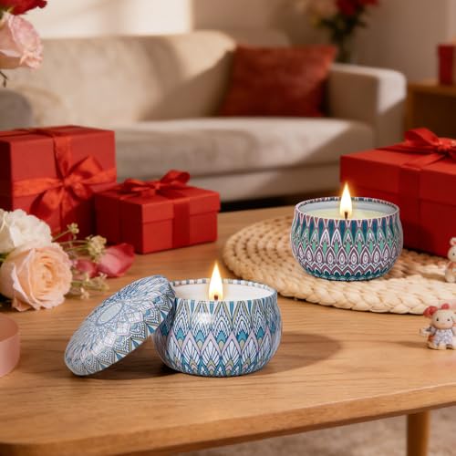 Scented Candles Gift Set, 12 Pack Aromatherapy Candles for Women, Candles for Home Scented, 300H Long Burning, Soy Wax Can...