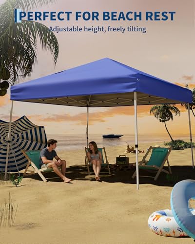 GarveeLife Canopy Tent, GarveeLife 10X10 FT Pop Up Canopy Outdoor Instant Tent Slant Legs with Carrying Bag, Portable Gaze...