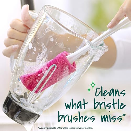 Scotch-Brite Water Bottle Scrubber, Safe On Glass, Plastic and Stainless Steel