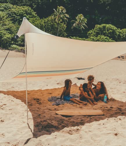 Neso Grande Portable Beach Tent Sun Shelter - Lightweight Beach Shade Canopy - Easy Setup for Family Outings - Patented Re...
