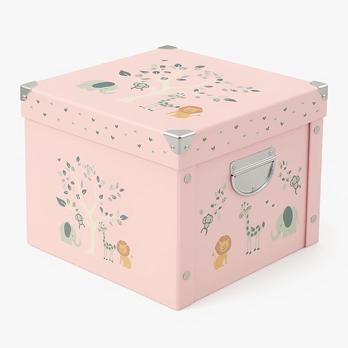 GroWings Baby Keepsake Box - Large Memory Storage for Newborns, Suitable for Boys and Girls, Strong, Durable, and Collapsi...