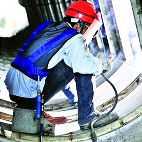 kebyy Vortex Tube Air Conditioner Waistcoat Compressed Air Cooling Welding Steel Vest