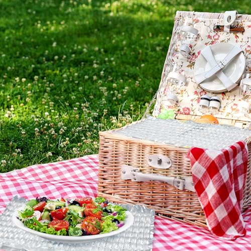 Reallnaive Reusable Freezable Ice Mat Sheets for Coolers Flexible Ice Packs for Food Trays, Cheese Boards, Deli Meats, Veg...