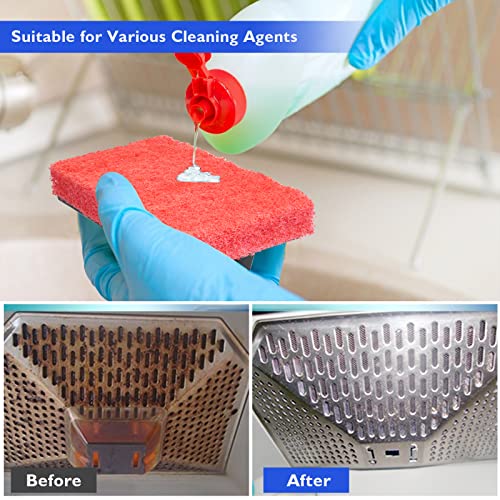 Aemygo 10 Pcs Screen Printing Scrub Pad with Handle, Chemical Resistant Screen Print Ink Cleaning Brush, Silkscreen Ink Re...
