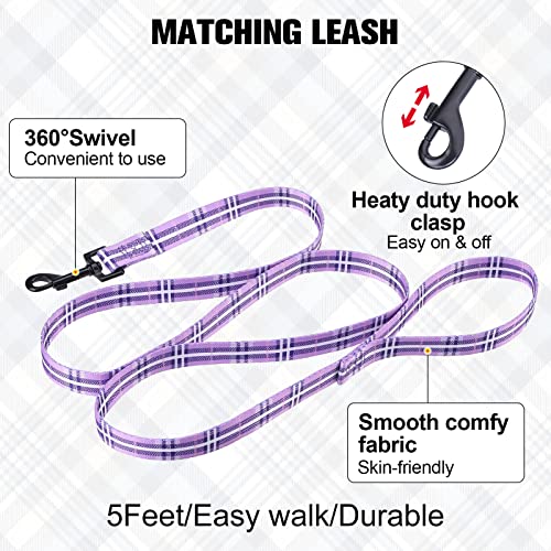 BEAUTYZOO No Pull Dog Harness and Leash Set - Adjustable Step-in Puppy Harness for Small Medium Large Dogs, Escape Proof S...