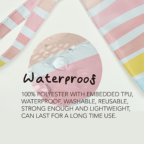 Fokongna Wet Dry Bag, Wet Bag for Swimsuit Travel Beach Bag, Diaper Bag Toiletry Bag Waterproof Large Makeup Bag, Zipper P...