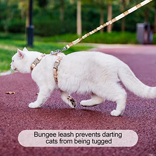 BEAUTYZOO Cat Harness and Leash Set Escape Proof for Walking, Kitten Soft Adjustable Vest Harnesses for Small Medium Large...