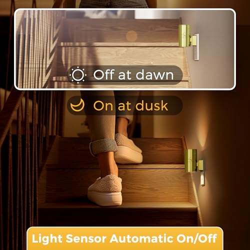 L LOHAS LED Night Light, Automatic Night Lights Plug into Wall, 2 Pack Nightlights With Light Sensor, 3000K Soft White 0-1...