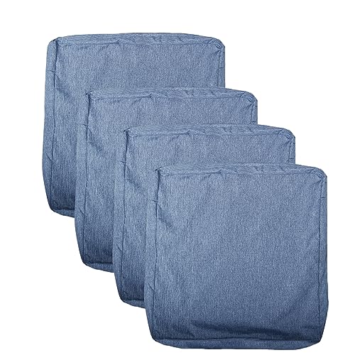 youngseahome Patio Seat Cushion Covers,Washable Slip Covers Replacement,Waterproof Outdoor Furniture Chair Cushion Pillow ...